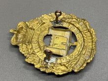 Load image into Gallery viewer, Original Victorian British Army Pagri Badge to The Suffolk Regiment
