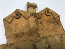 Load image into Gallery viewer, Original WW2 British Army 37 Pattern Double Rifle Pouch
