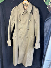 Load image into Gallery viewer, Original WW2 British Army Officers 1939 Greatcoat RASC Major - 38&quot; Chest
