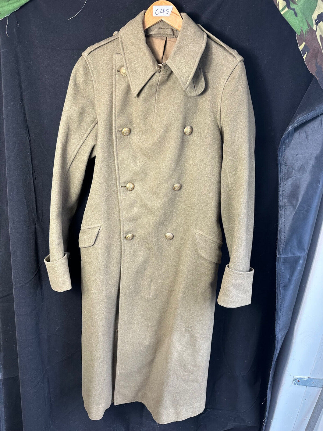 Original WW2 British Army Officers 1939 Greatcoat RASC Major - 38