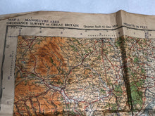 Load image into Gallery viewer, Original British Army GSGS Map - Exercise Surprise Packet - Hampshire / Dorset
