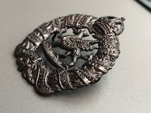 Load image into Gallery viewer, Original WW2 British Army 1st Bn. Monmouthshire Regiment Cap Badge
