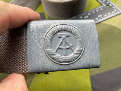 Original Post WW2 East German Army Belt & Buckle - 40