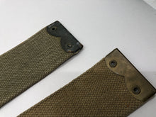 Charger l&#39;image dans la galerie, Original WW2 British Army 37 Pattern Canvass L Straps Set
