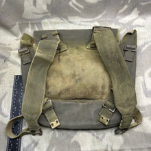 Load image into Gallery viewer, Original WW2 British Army / RAF 37 Pattern Webbing Small Pack &amp; L Straps Set
