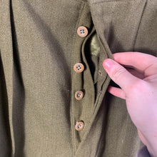 Charger l&#39;image dans la galerie, Original WW2 British Army Service Dress Trousers - 1944 Dated &amp; Named
