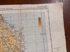 Original WW2 British Army RAF Navy Base Map of England - The Border of Scotland - The Militaria Shop