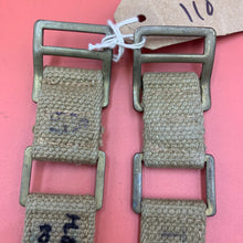 Charger l&#39;image dans la galerie, Original WW2 British Army 37 Pattern Webbing Brace Adaptors Pair
