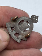 Original British Army WW1 / WW2 Royal Ordnance Corps Officer's Bronze Cap Badge - The Militaria Shop