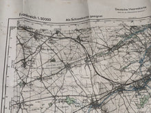 Load image into Gallery viewer, Original WW2 German Army Map of Douai, France
