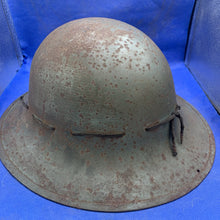 Charger l&#39;image dans la galerie, Genuine British Home Front Civillian Zuckerman Helmet WW2 Issue 1941 Dated
