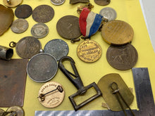 Charger l&#39;image dans la galerie, Interesting Assortment of Medals, Medallions, Badges and Coins etc - Job Lot
