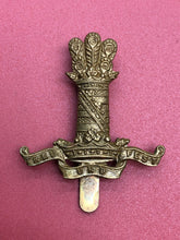 Load image into Gallery viewer, Original WW2 British Army Cap Badge - 11th Hussars Regiment
