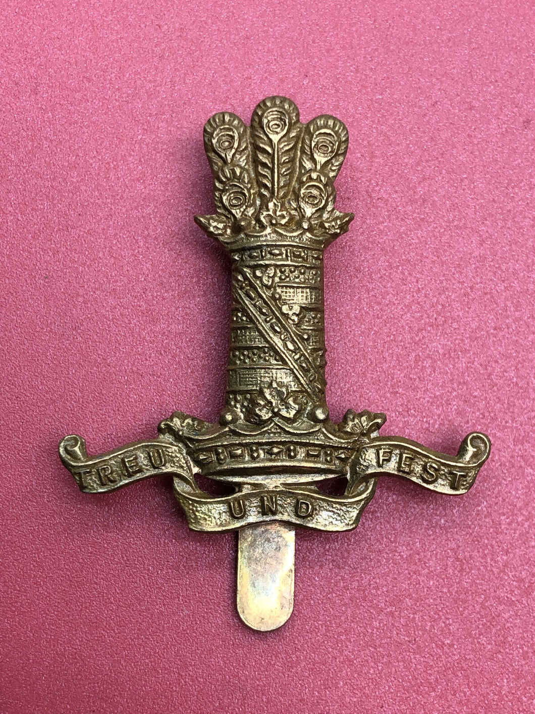 Original WW2 British Army Cap Badge - 11th Hussars Regiment