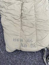 Load image into Gallery viewer, Original US Army Korea/Vietnam Era Sleeping Bag Mountain M1949 OD- Size Regular
