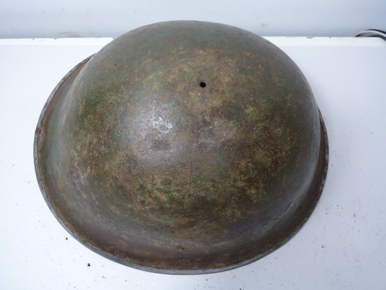 Mk3 Canadian / British Army Original WW2 Turtle Helmet High Rivet - The Militaria Shop