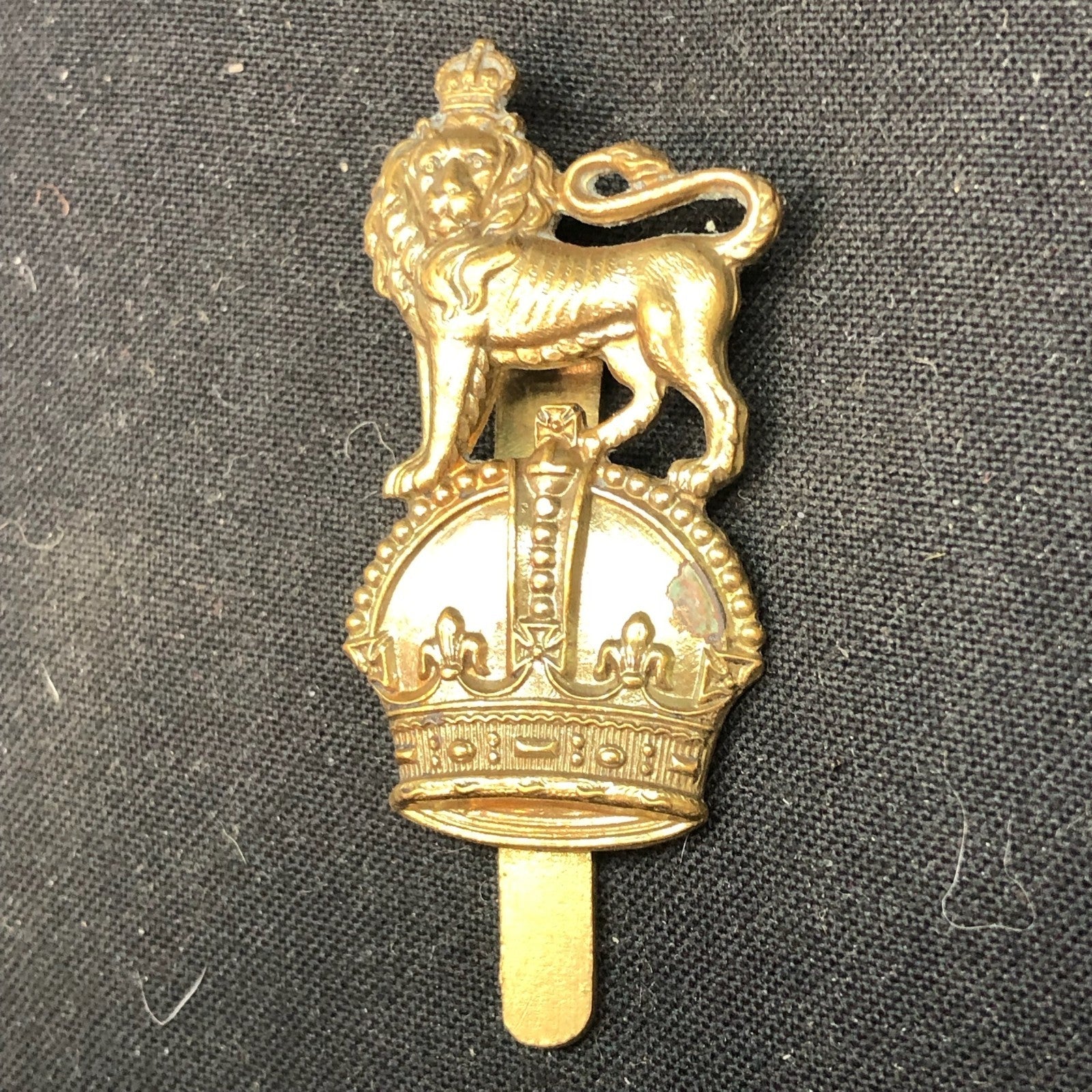 Original WW2 British Army Cap Badge - Royal Devonshire Yeomanry - The Militaria Shop