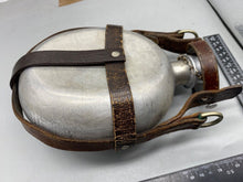 Load image into Gallery viewer, Interesting Swiss Army Medics Water Bottle with Leather Straps
