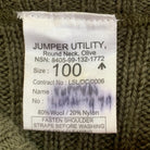 Vintage British Army OD Olive Green Pull Over Commando Jumper Wool - Size 100cm - The Militaria Shop