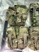 Charger l&#39;image dans la galerie, British Army MTP Camouflage PLCE Empty Double Ammo Ammunition Magazine Pouch
