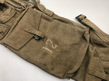 Load image into Gallery viewer, Original WW2 British Army 37 Pattern Bren Spares Bag
