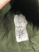 Load image into Gallery viewer, Original British Army Combat Smock Attachable Hood In Sateen 1953 Dated
