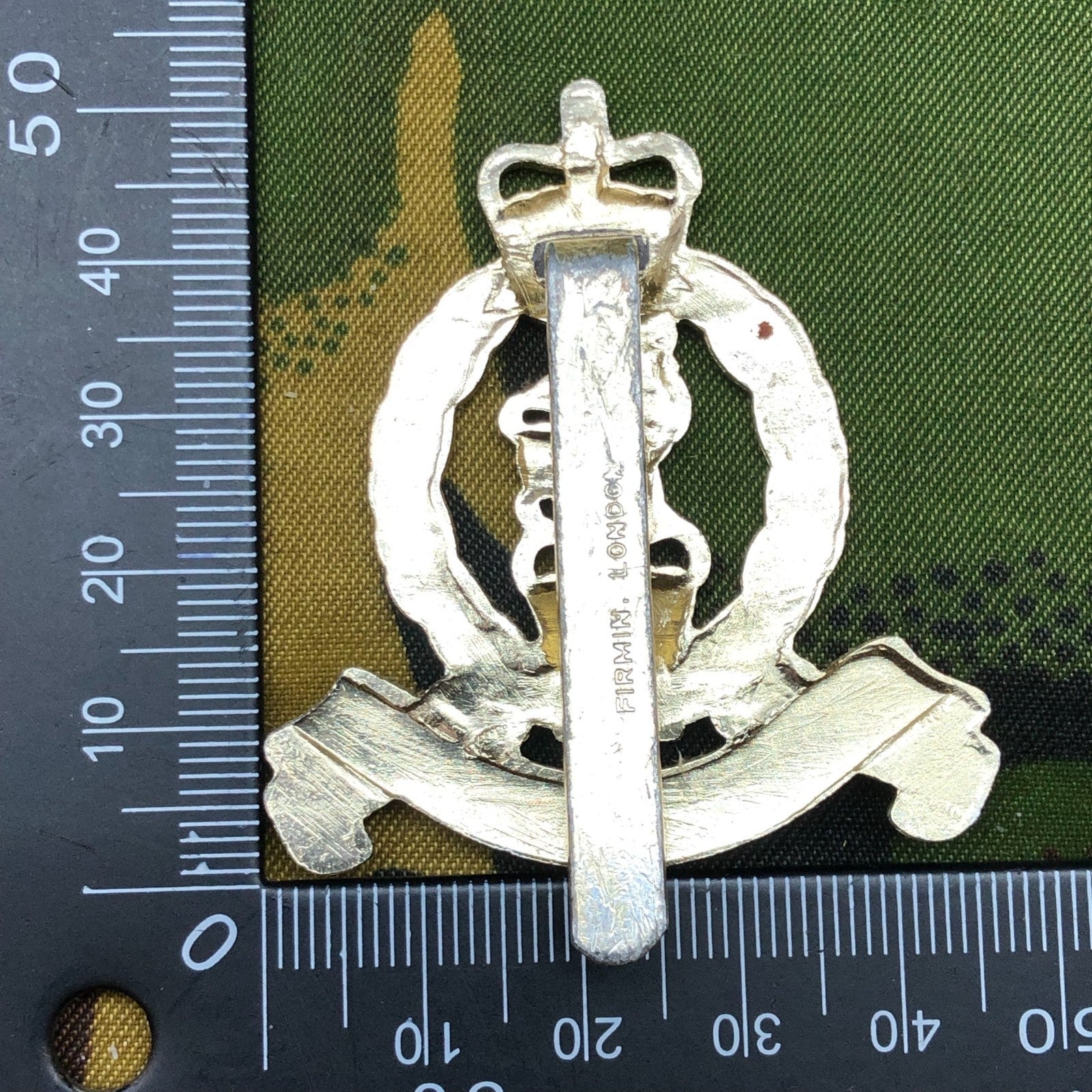 Original British Staybrite Army Cap Badge - Adjutant General's Corps - The Militaria Shop