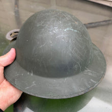 Lade das Bild in den Galerie-Viewer, Original Belgian Army Helmet - Ideal for WW2 British Reenactment - Brodie Style
