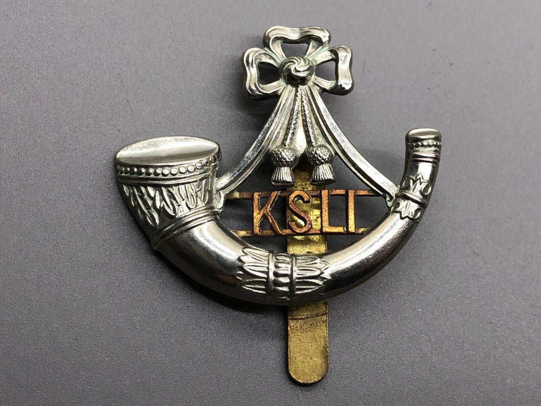 Original WW2 British Army The King's Shropshire Light Infantry Cap Badge