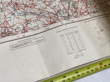 Load image into Gallery viewer, Original WW2 German Luftwaffe Map of Manchester / Liverpool UK North West
