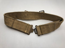 Charger l&#39;image dans la galerie, Original WW2 British Army 37 Pattern Soldiers Belt - Size Normal - 38&quot; Waist
