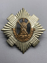 Load image into Gallery viewer, Original WW1 British Army The Royal Scots Scottish Cap Badge
