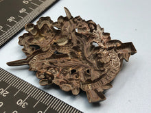 Load image into Gallery viewer, British Army Aberdeen Militia Volunteers Victorian Crown Cap Badge
