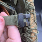 Genuine Dutch Army M53 Euroclone of US M1 Camouflaged Helmet & Liner Set - The Militaria Shop