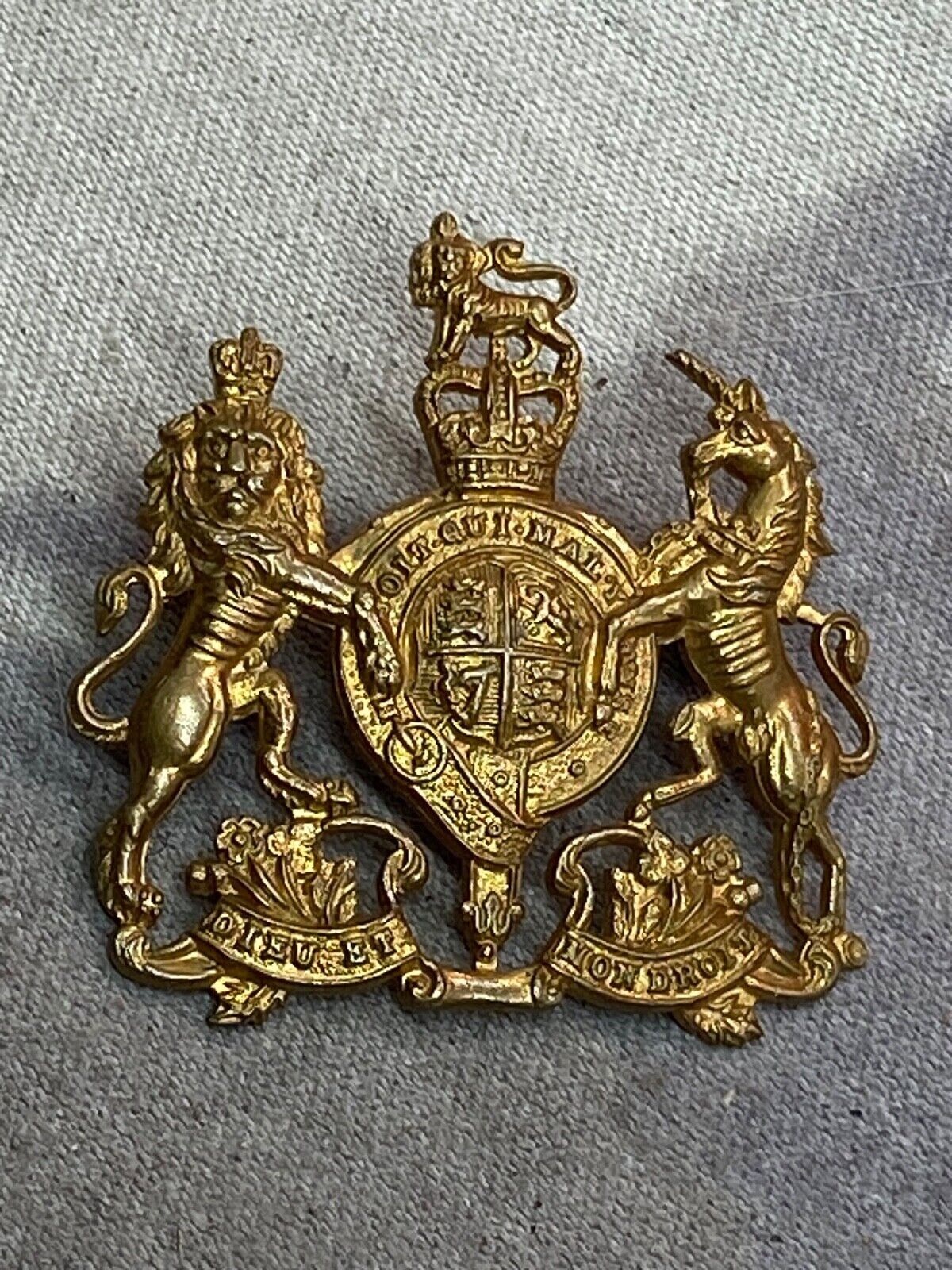 Original WW1 / WW2 British Army General Service Cap / Collar Badge ...