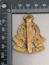 Load image into Gallery viewer, Original WW2 New Zealand RAOC Royal Army Ordnance Corps Cap Badge
