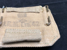 Charger l&#39;image dans la galerie, Original WW2 British Army 37 Pattern Pistol Ammo Pouch - 1942 Dated
