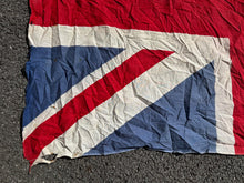 Load image into Gallery viewer, Original WW2 British Union Jack Flag - British Made - Large Size - 170x106cm
