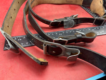 Load image into Gallery viewer, Original Post WW2 German Army Y-Straps in Leather with Metal Fittings
