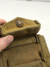 Load image into Gallery viewer, Original WW2 British Army 37 Pattern Officers Pistol Ammo Case
