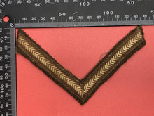 Load image into Gallery viewer, Original WW2 British Army Rank Sleeve Badge - Lance Corporal
