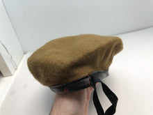 Load image into Gallery viewer, Genuine British Army Khaki Guards Regimental Beret Hat - Size 59cm
