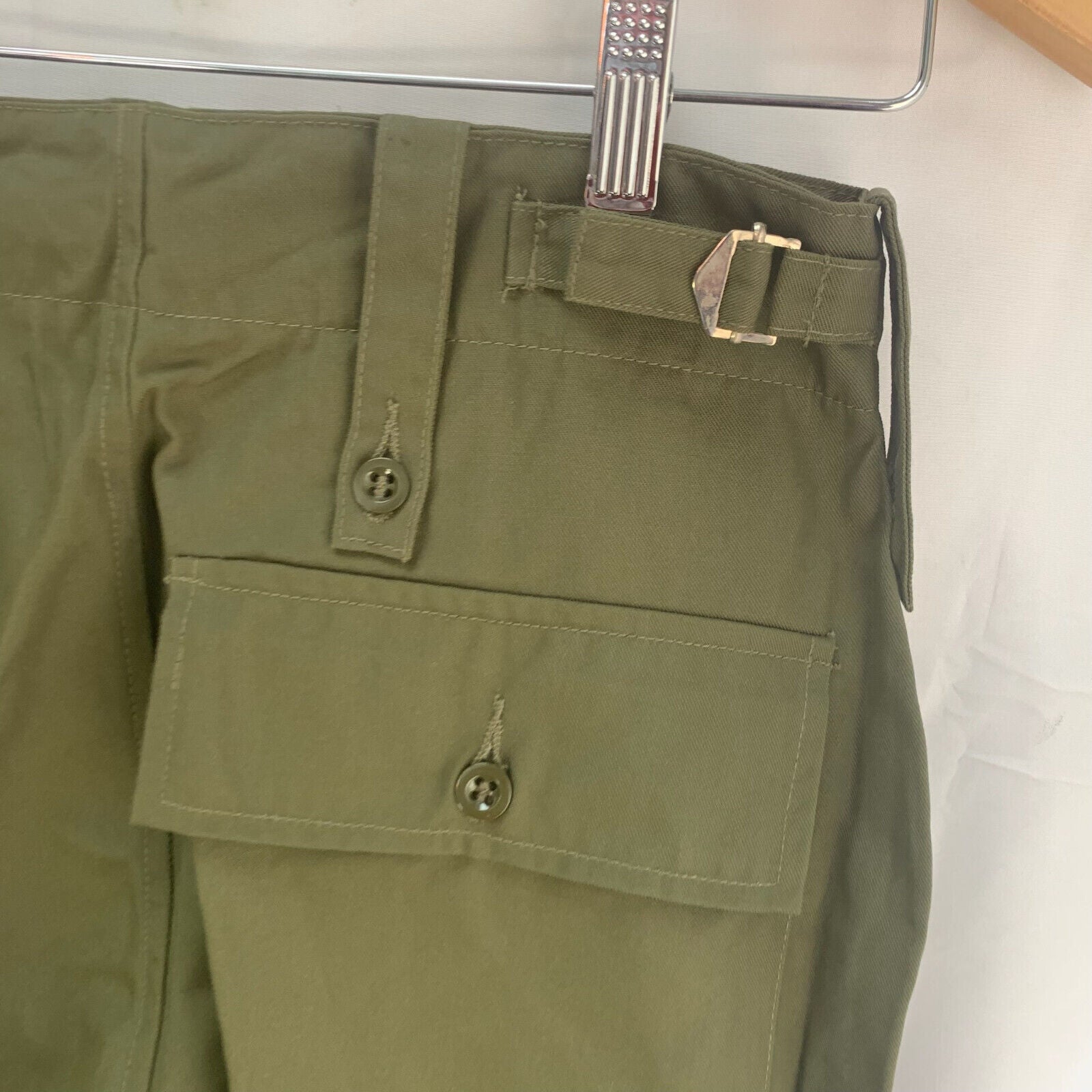 British Army Men's OD Green Lightweight Combat Trousers - Size 79/76/104 - The Militaria Shop