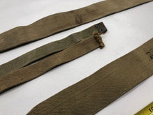 Load image into Gallery viewer, Original WW2 British Army 37 Pattern Canvass L Straps Set
