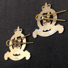 Original British Collar Badge Pair - Adjutants General Corps - The Militaria Shop