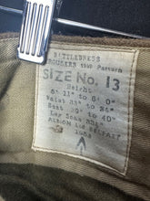 Load image into Gallery viewer, Original British Army Battledress Trousers - 34&quot; Waist - 31&quot; Inside Leg
