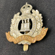 Load image into Gallery viewer, Original British Army Cap Badge - Suffolk Regiment - The Militaria Shop
