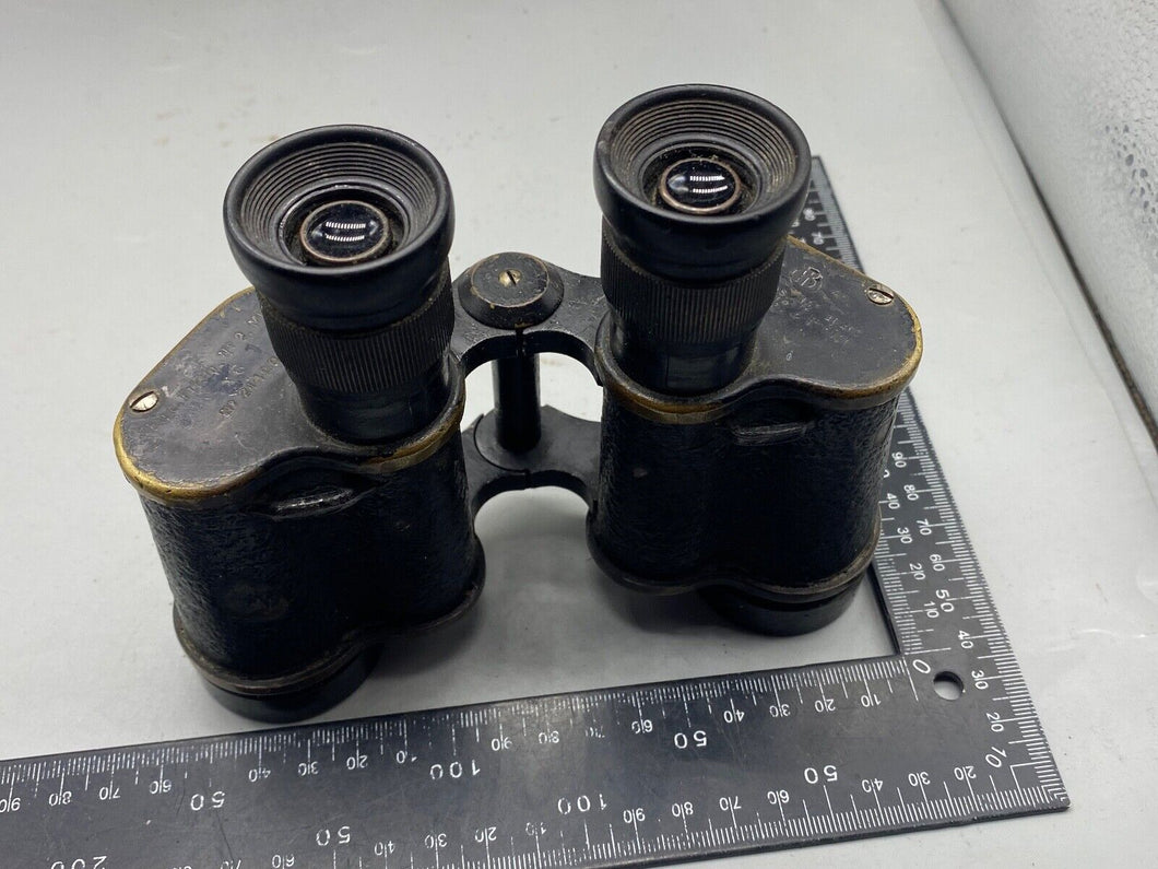 Original WW2 British Army 1945 Dated Binoculars - War Department Marked