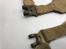 Load image into Gallery viewer, Original WW2 British Army 37 Pattern Canvass L Straps Set
