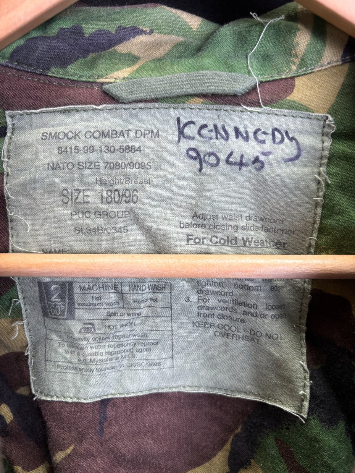 Surplus British Army Woodland DPM Smock Combat Jacket -Size 180/96 - The Militaria Shop